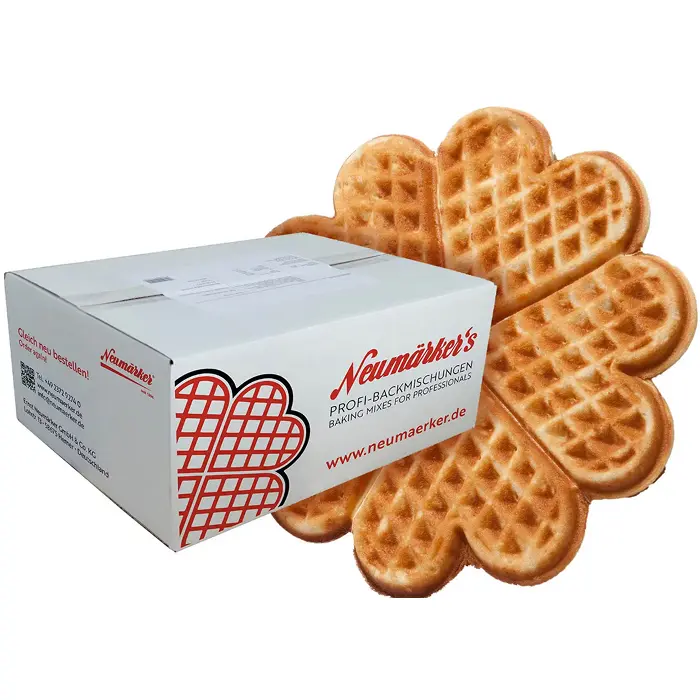 10 kg (10x 1 kg) Neumärker® Waffel-Ready-Mix | Waffel-Backmischung für Gastro 